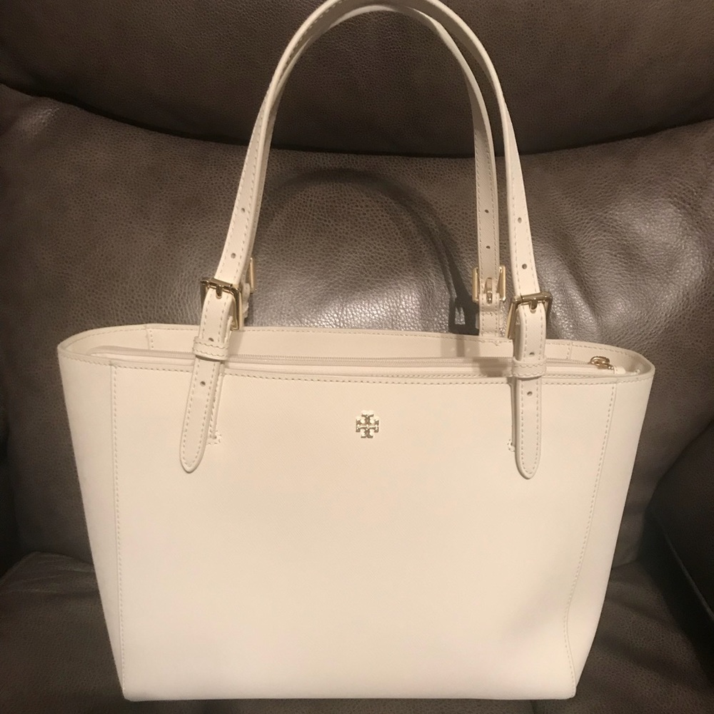 BNWT Tory Burch Emerson York Buckle Saffiano Tote